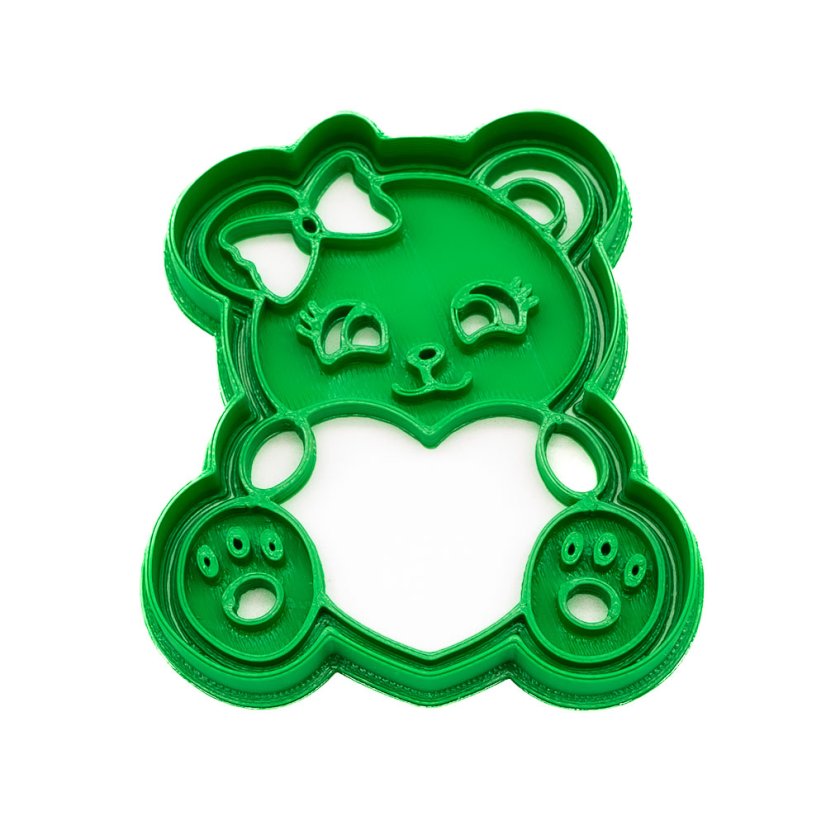 Medvědí holčička | dvoudílné vykrajovátko