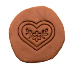 Srdce s květinou | dvoudílné vykrajovátko