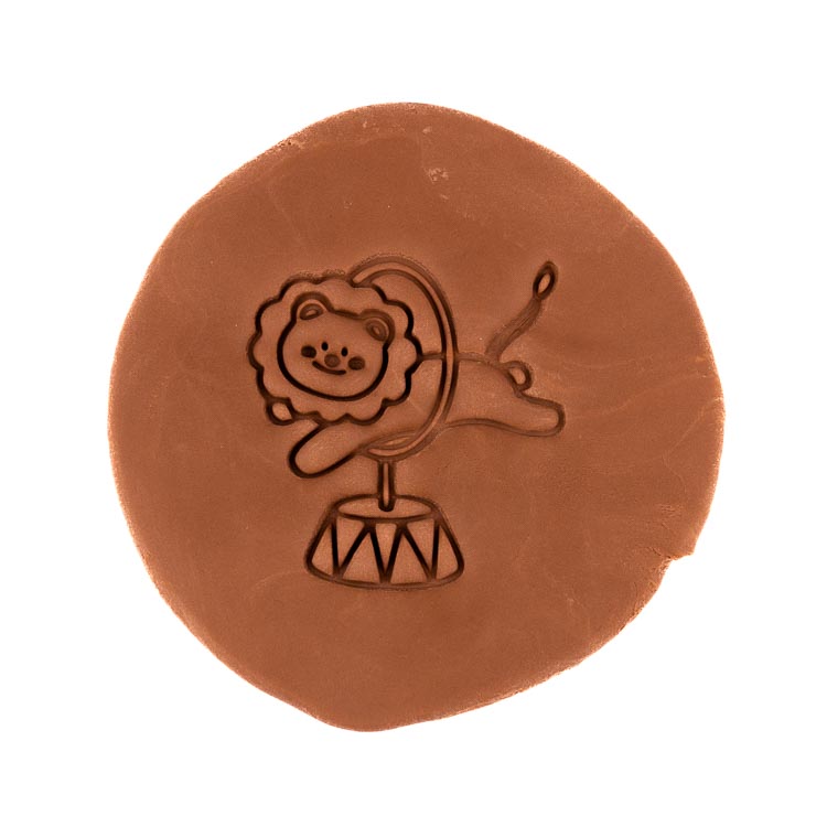 Cirkusový lev | dvoudílné vykrajovátko