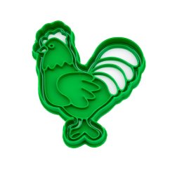 Kohout 2 | dvoudílné vykrajovátko