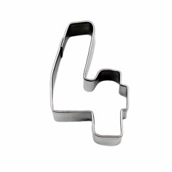 Číslice - 4 - čtyři | vykrajovátko