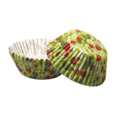 Jahody | papírové košíčky na muffiny a cupcakes | 50 ks