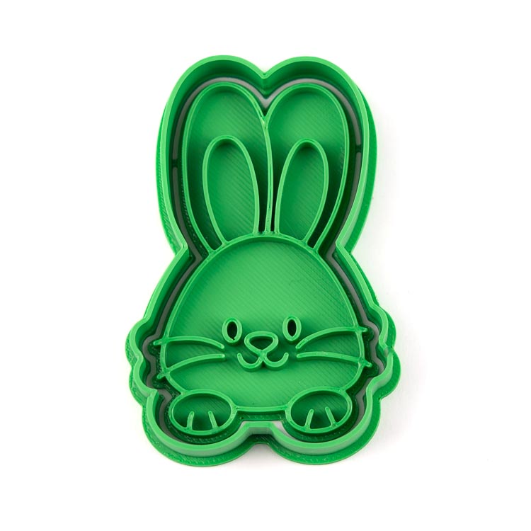 Zajíček hlava 2 | dvoudílné vykrajovátko