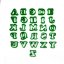 Alphabet A-Z – Grundkenntnisse | ausstecher-set - Größe: 5 cm
