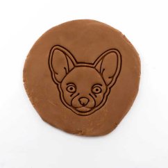 Čivava - hlava | dvoudílné vykrajovátko