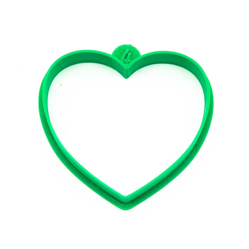Srdíčko | vykrajovátko pro razítka - Velikost: pro 4 cm razítko