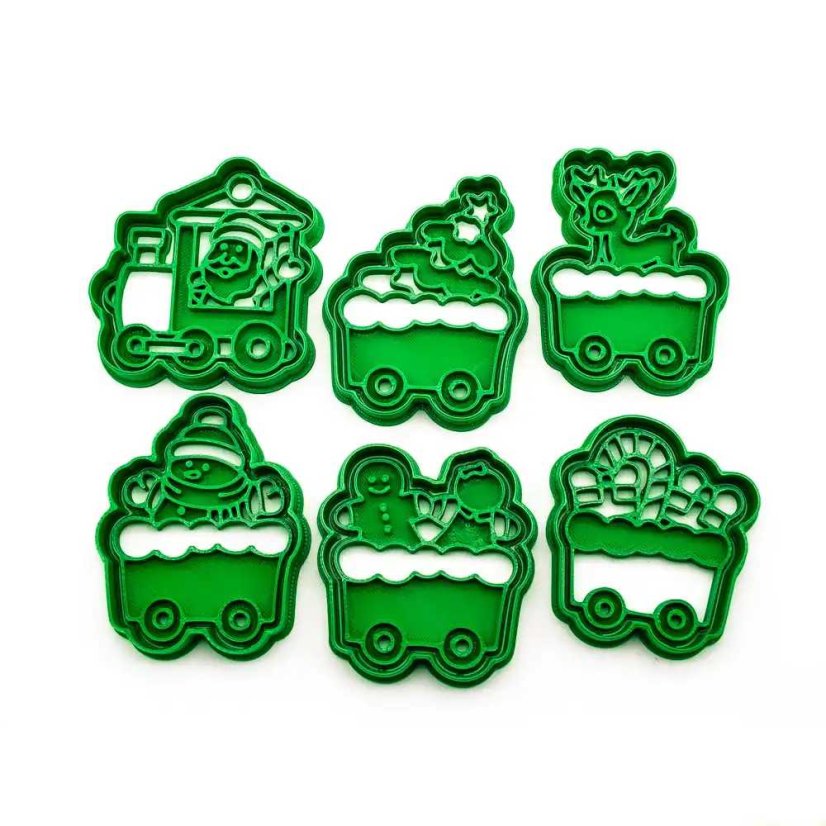 Vánoční mašinka | sada vykrajovátek