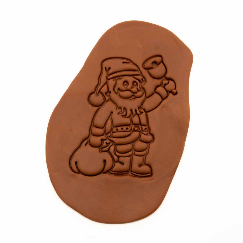 Santa se zvonkem | dvoudílné vykrajovátko