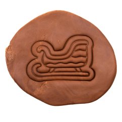 Santovo sáně | dvoudílné vykrajovátko