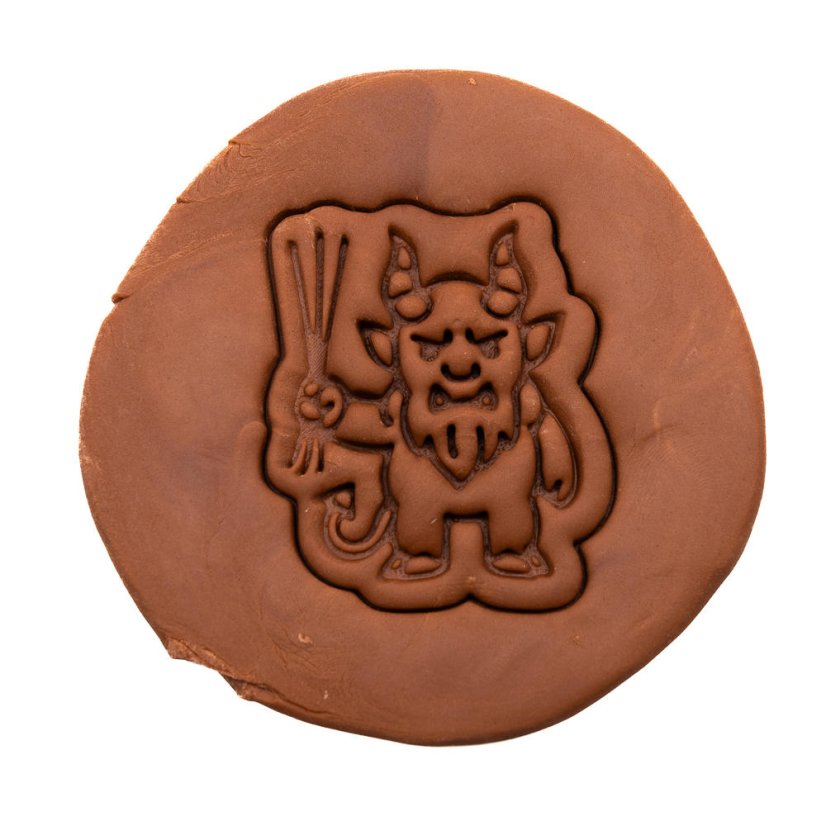 Čert - postava | dvoudílné vykrajovátko