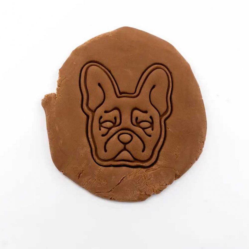 Francia bulldog - fej | alakú kiszúró forma