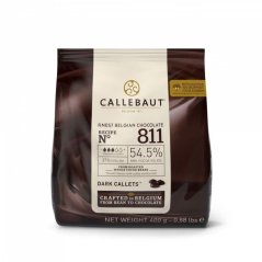 Pravá hořká čokoláda 54,5% Callebaut (0,4 kg)