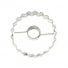 Koło radełkowane + koło | metalowy foremki ze środkiem