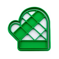 Kuchyňská rukavice | dvoudílné vykrajovátko