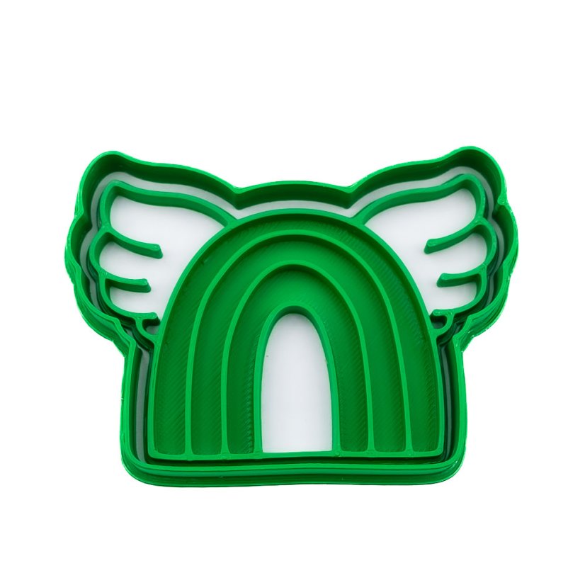 Duha - křídla | dvoudílné vykrajovátko