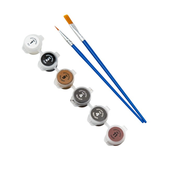 Chřestýš | pohyblivá 3D omalovánka + barvy a štětec