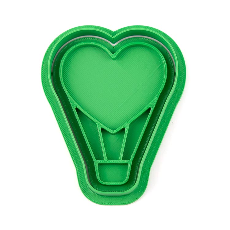 Horkovzdušný balon 4 | dvoudílné vykrajovátko