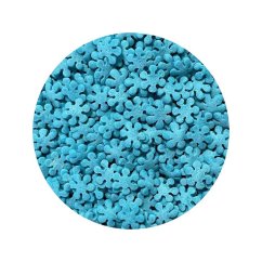 Cukrové sněhové vločky modré (60 g) Besky edice