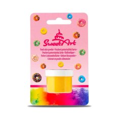 Jedlá prachová barva - Kanárkově žlutá - SweetArt (2 g)