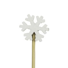 Vločka 5 vánoční dekorační zápich 12 cm