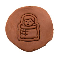 Díte v pytli | dvoudílné vykrajovátko