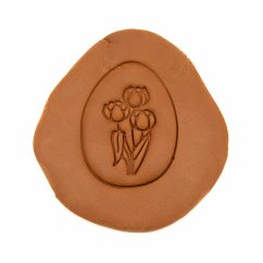Vejce s tulipány | dvoudílné vykrajovátko