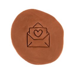 Dopis se srdíčkem | dvoudílné vykrajovátko