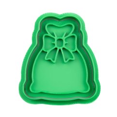 Vánoční pytel | dvoudílné vykrajovátko