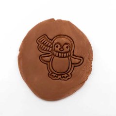 Tučňák 2 - vánoční | dvoudílné vykrajovátko