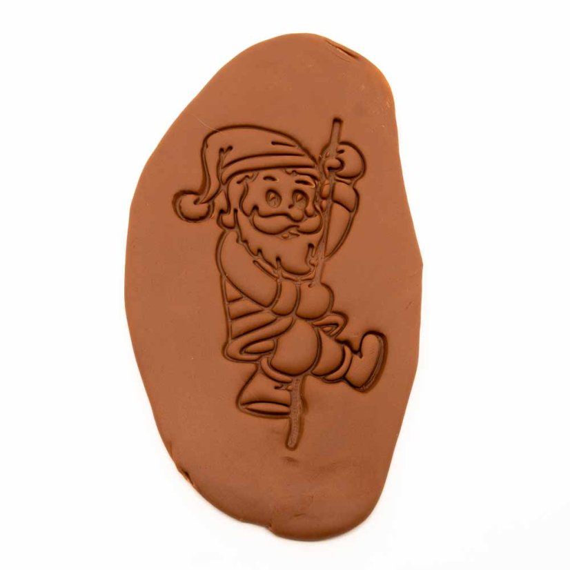 Santa na laně | dvoudílné vykrajovátko