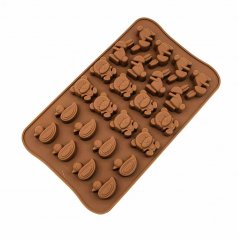 Zvířátka z farmy | forma na čokoládu