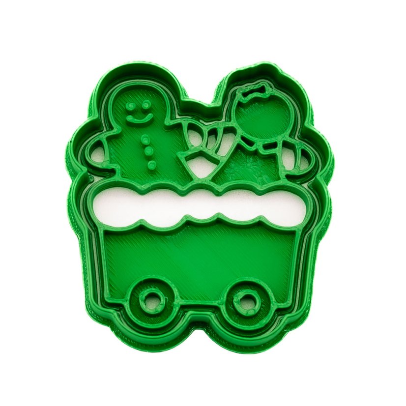 Vagónek s perníčky | dvoudílné vykrajovátko