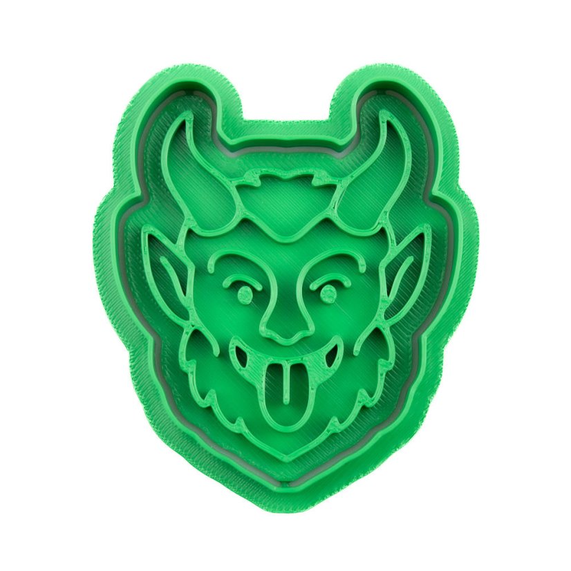 Čert - hlava 2 | dvoudílné vykrajovátko