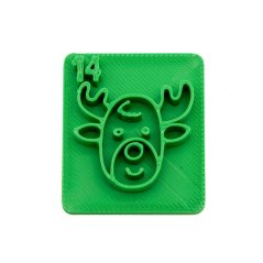 Sob s číslem 14 | razítko pro adventní kalendář