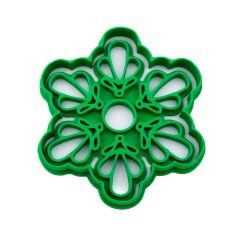 Vločka 4 | dvoudílné vykrajovátko