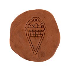 Kornout košík s vajíčky | dvoudílné vykrajovátko