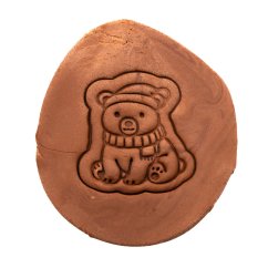 Medvěd se šálou 2 | dvoudílné vykrajovátko