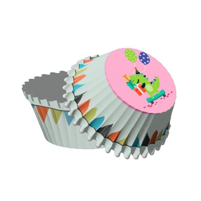 Drak | papírové košíčky na muffiny a cupcakes | 50 ks