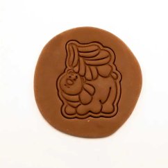 Medvěd se stromkem | dvoudílné vykrajovátko