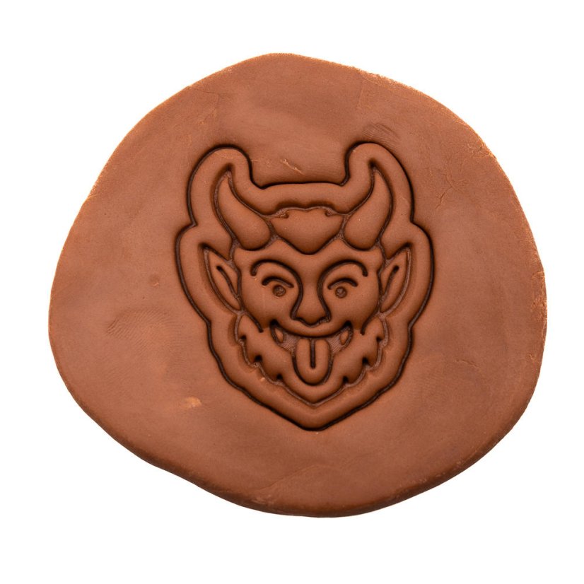 Čert - hlava 2 | dvoudílné vykrajovátko