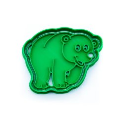 Medvěd | dvoudílné vykrajovátko