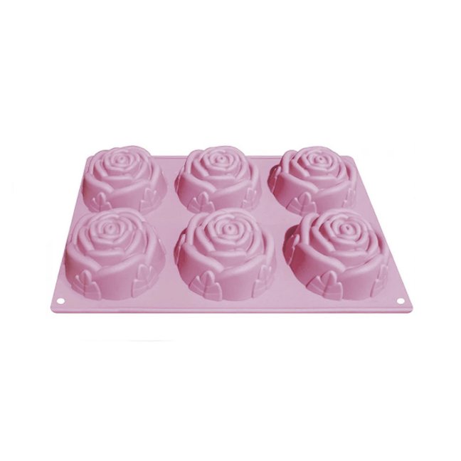 6 růží | silikonová forma na pečení