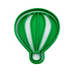 Horkovzdušný balón | dvoudílné vykrajovátko