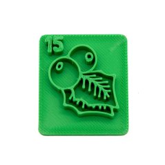 Jmelí s číslem 15 | razítko pro adventní kalendář