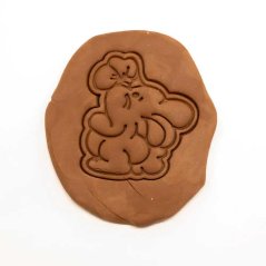 Nyuszi csokornyakkendővel | alakú kiszúró forma