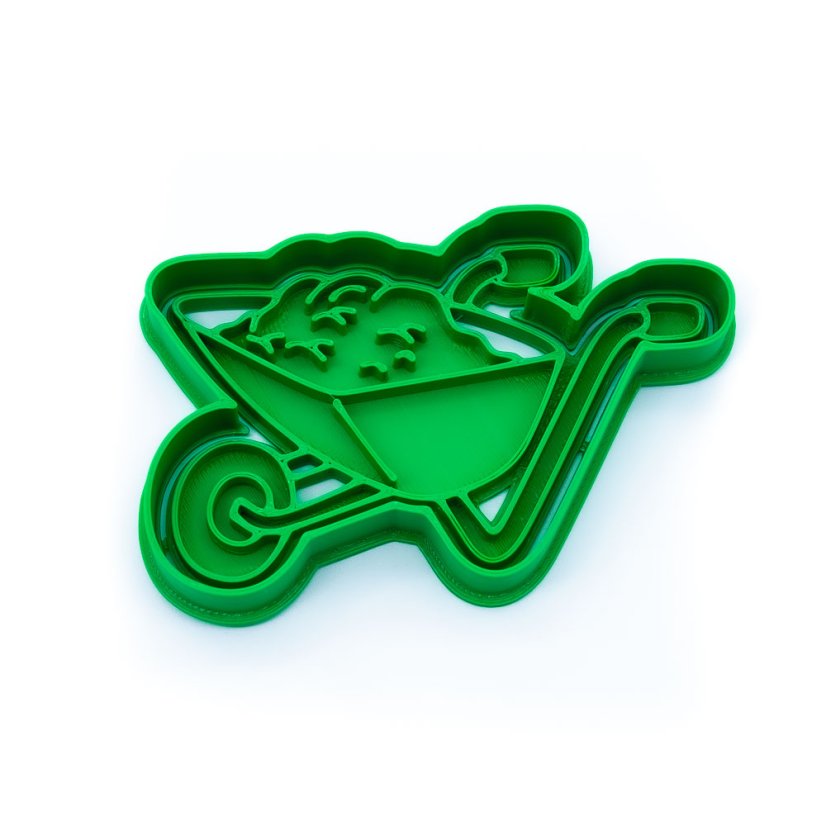 Zahradní kolečko | dvoudílné vykrajovátko