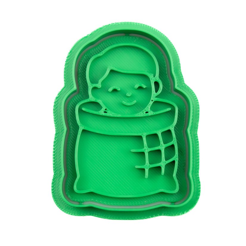 Díte v pytli | dvoudílné vykrajovátko