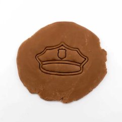 Policejní čepice | dvoudílné vykrajovátko