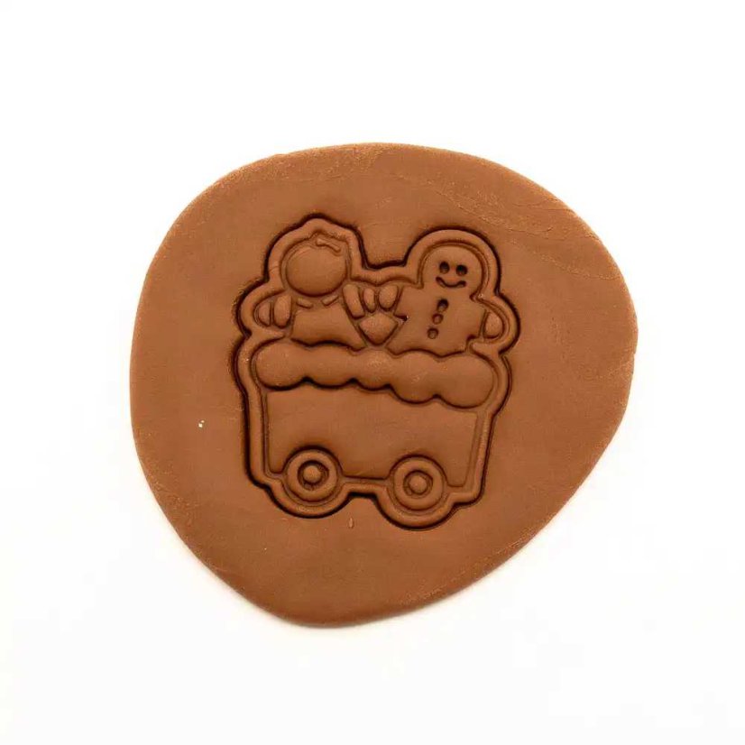 Vagónek s perníčky | dvoudílné vykrajovátko