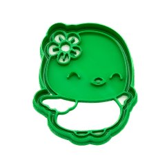 Kuřátko s kytičkou | dvoudílné vykrajovátko